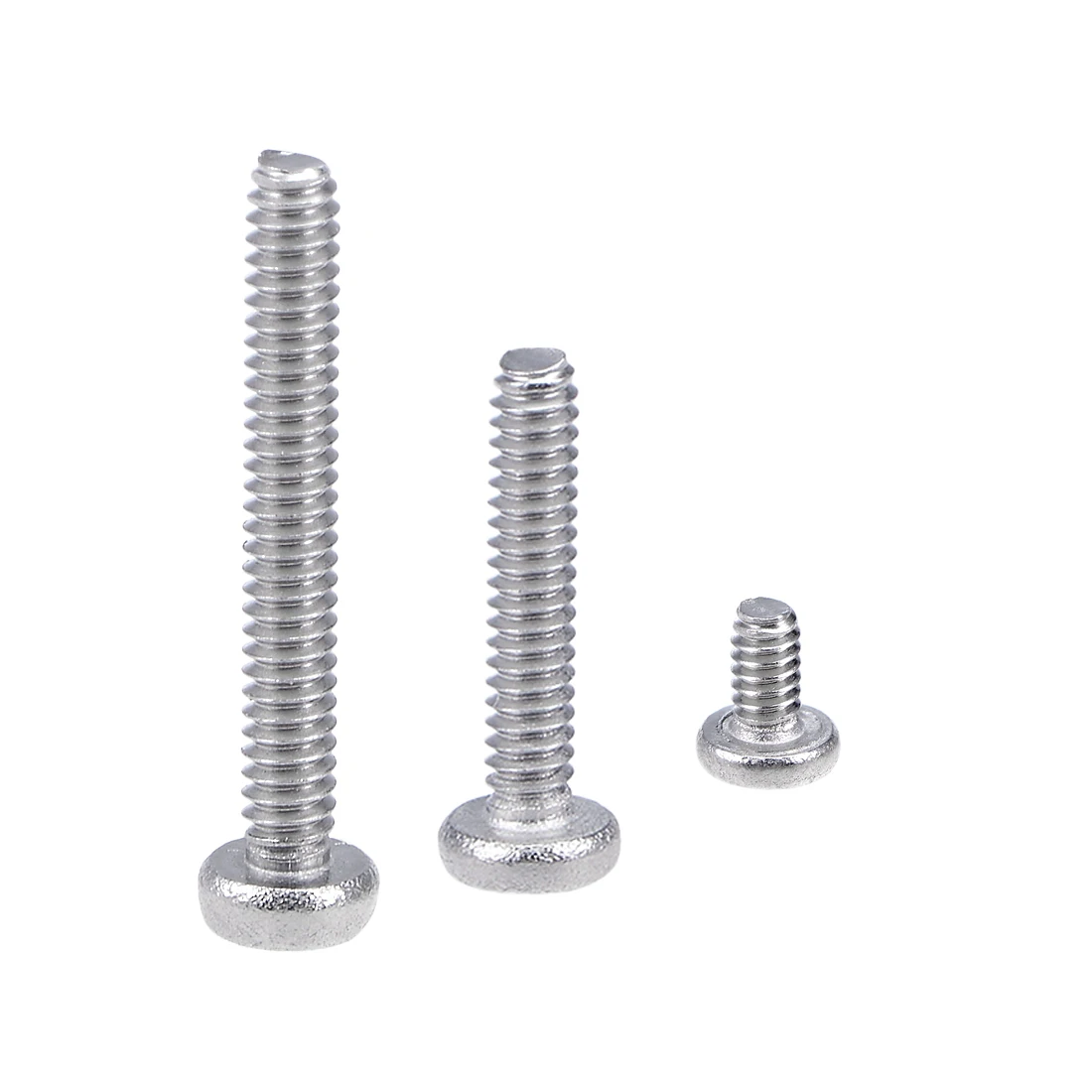 

uxcell 50pcs Machine Screws M1.6x2/3/4/5/6/8/10/16mm Pan Phillips Cross Head Screw 304 Stainless Steel Fasteners Bolts