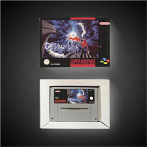 Terranigma-Европейская версия RPG игровая карта аккумуляторная батарея с розничной коробкой