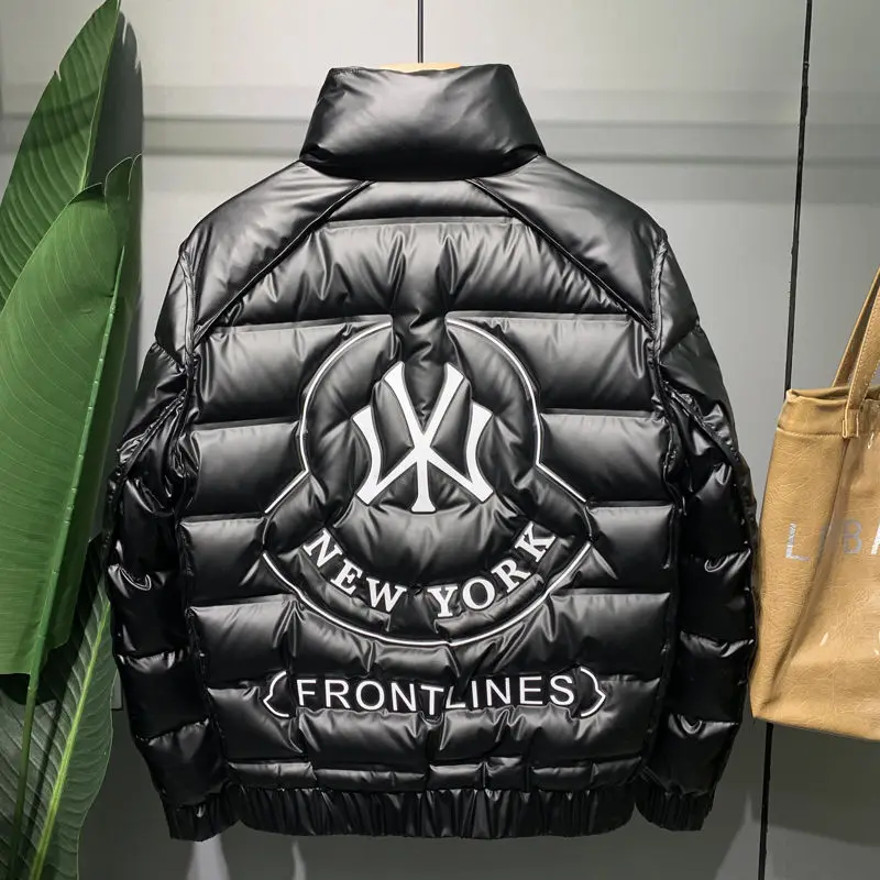 

Winter new cotton-padded clothing men short paragraph collar slim warm cotton-padded jacket men's fashion cotton-padded jacket