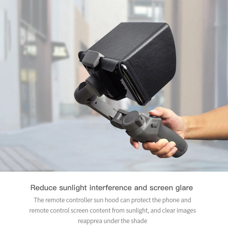 STARTRC солнцезащитный козырек для смартфона 4,7-5,5 дюймов для DJI OSMO Mobile 2/3 ручной карданный стабилизатор аксессуары
