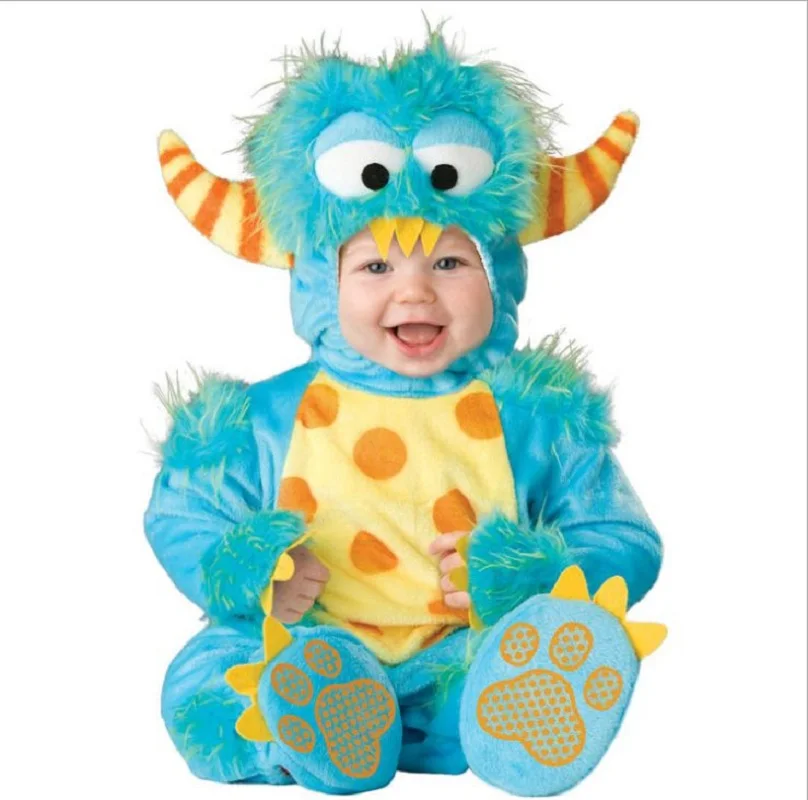 baby girl clothes winter christmas costume new born boy romper halloween jumpsuit cartoon Animal Cosplay Toddlers Infant onesie