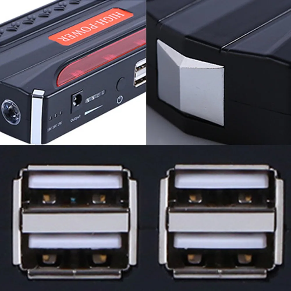 Новинка, USB пусковые устройства для автомобиля, многофункциональное автомобильное аварийное зарядное устройство, автомобильное зарядное устройство, водонепроницаемый пусковое устройство