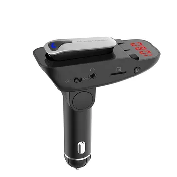 

New Bluetooth Wireless Car FM Transmitter Mp3 Player Handsfree Car Kit USB Charger LCD Display Support TF Card Car FM Modulator