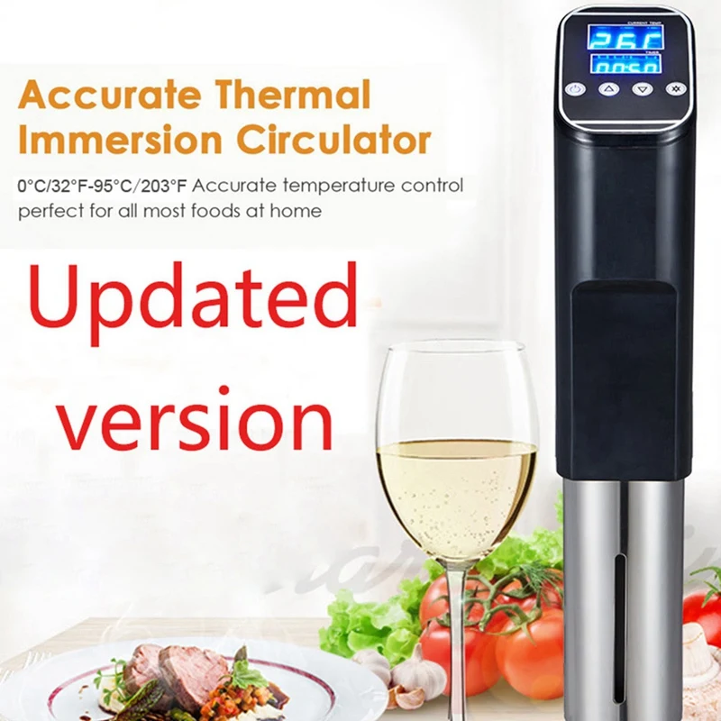 Food Vacuum Low Temperature CookingCooker Immersion Heater Circulator Accurate Temperature Control Vacuum Slow Processor EU /220