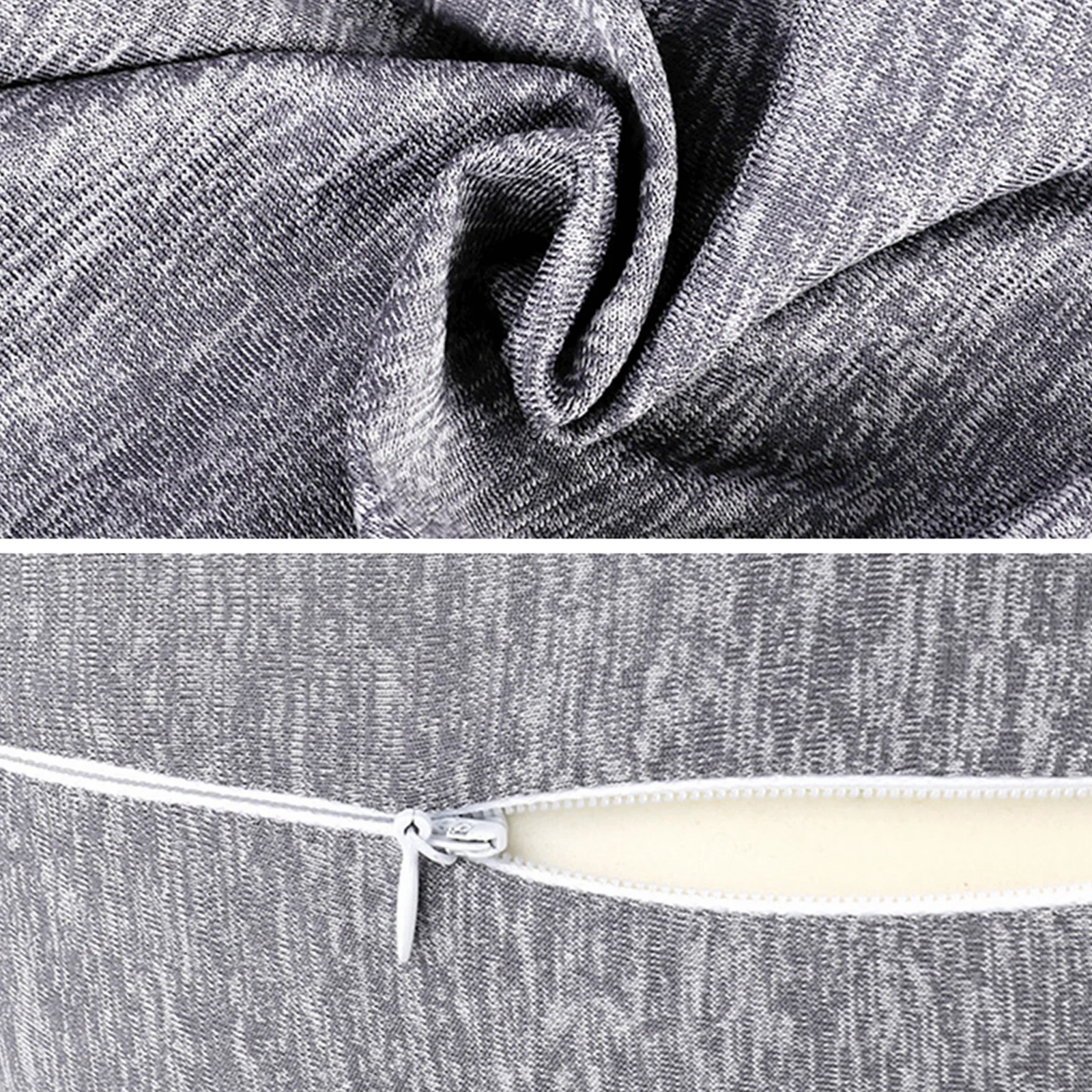 1pc Useful Memory Foam Knee Pillow for Sciatica Back Leg Zipper Closure