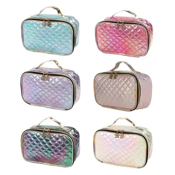 

Fashion Women Multifunction Cosmetic Bag Makeup Holder Storage Case Bag Lady Casual Toiletry Zip Wash Organizer Travel Handbag