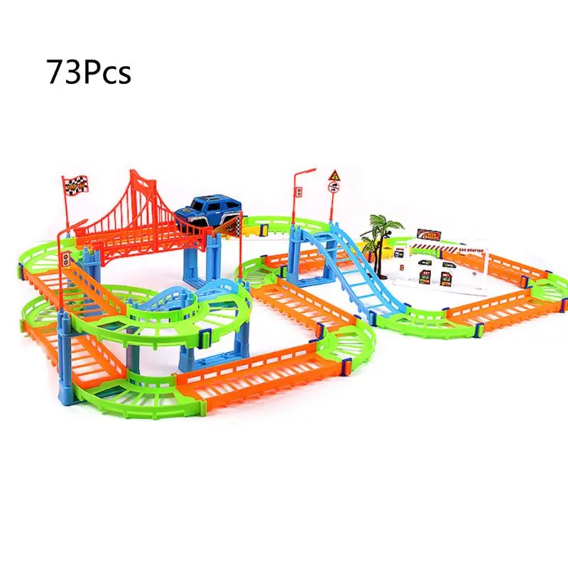 

Children Toys Electric Rail Car Kids Train Track Model Slot Toy Baby Racing Double Orbit Cars Birthday Gift F42E