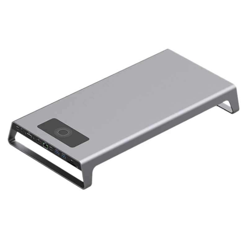 11 в 1 type C USB C концентратор адаптер 4K HDMI универсальная подставка для ноутбука беспроводной адаптер зарядного устройства