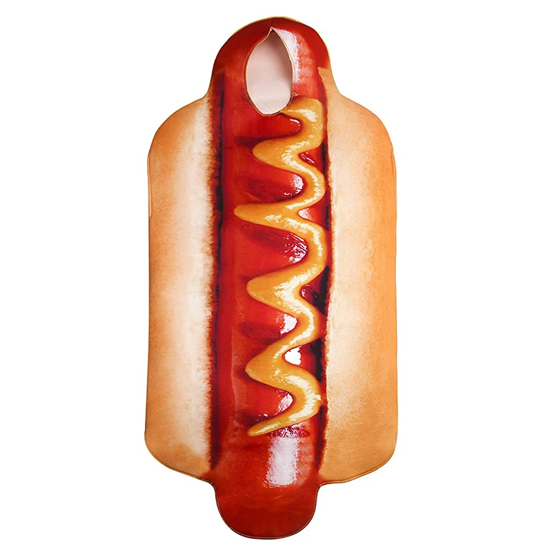 Костюм на Хэллоуин для взрослых костюм хот дога забавный дог еда карнавальный