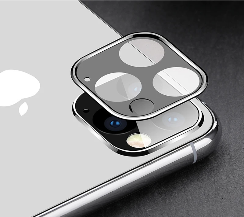 10 шт. полное покрытие против царапин объектив камеры закаленное стекло для iPhone 11 Pro Max металлическое стекло защитная темно-зеленая пленка