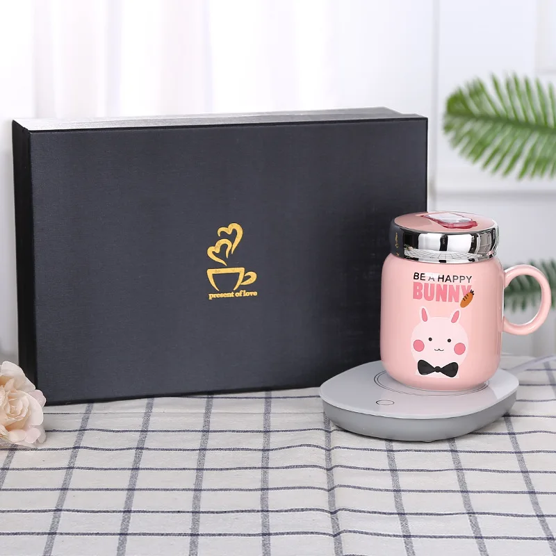 7. Gift set Термостатическая чашка 55 градусов креативная изоляционная керамическая чашка с подогревом теплая чашка практичный подарок чашка для воды кофейная кружка дорожная кружка - Цвет: 7. Gift set