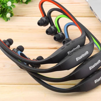 

Sport Wireless Bluetooth Headset Headphone Earphone MP3 Music Player Support Micro SD TF FM Radio For iPhone Huawei XiaoMi
