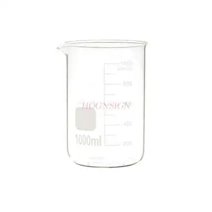 1000 мл стеклянный стакан шкала beaker Высокая боросиликатная высокая термостойкость толстое стекло инструмент