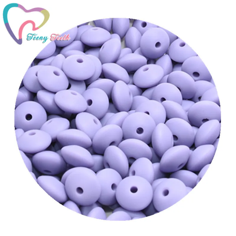 No.9 Tropical Lilac 20 шт. 12 мм Прорезыватели для зубов жемчужные силиконовые бусины чечевица бесплатно силиконовые Сделай Сам грызунок кулон при прорезывании зубов шарик уход за ребенком - Цвет: No.9 Tropical Lilac