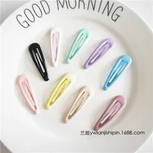 Yi shu корейский стиль конфеты цвет макаруна желе капли воды BB заколки нарезанные волосы повязка на голову детские заколки