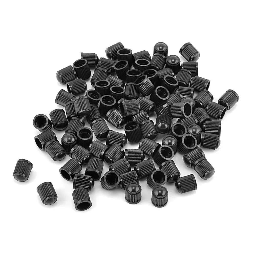 100pcs Tyre Wheel Stem Air Valve Caps Dust Dustproof Caps Car Tire Valve Caps Cars Motorcycles Bicycles Accessories Parts