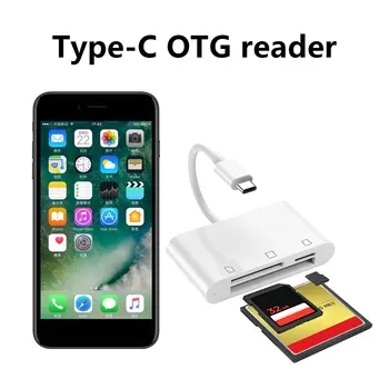 

Type-C OTG Card Reader Camera Kit CF TF Mobile Phone Usb Card Reader Usb-C Usb Camera Adapter For Iphone For IOS