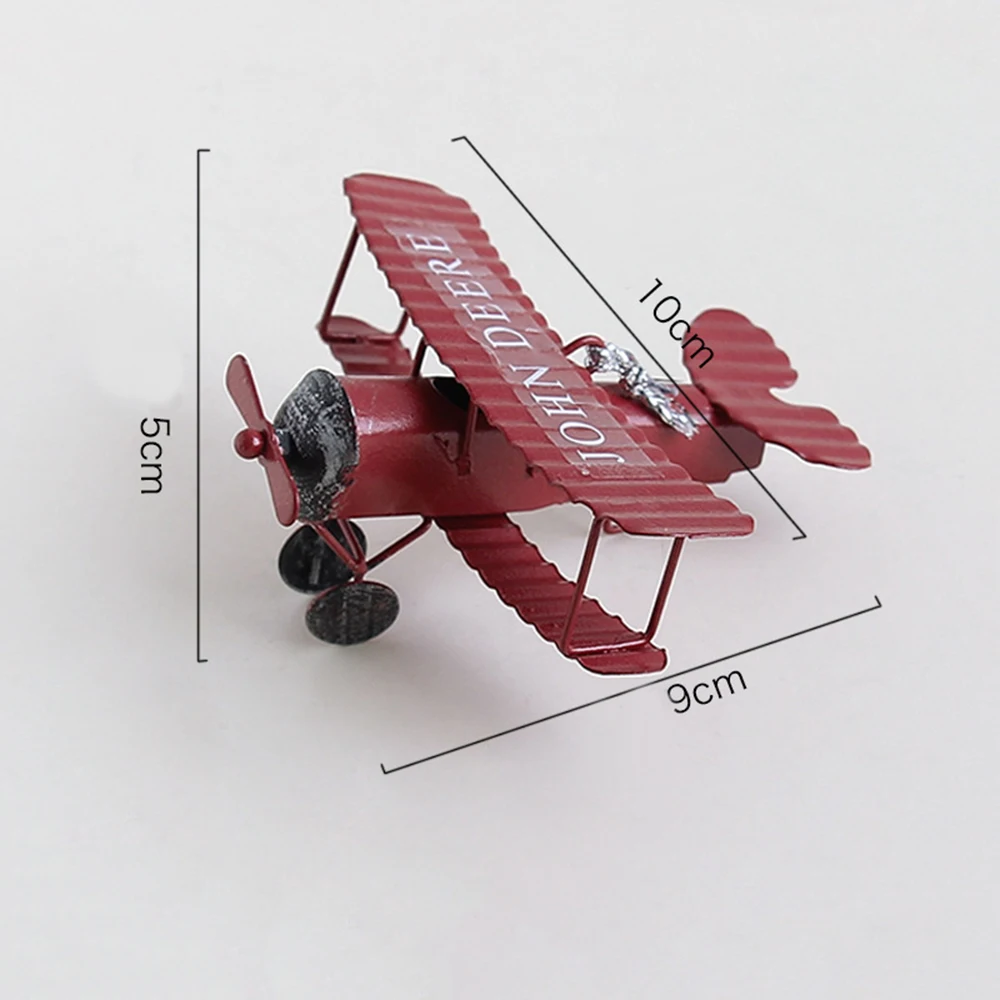 Statue deco,Mini avion de guerre en métal avec corde,décoration de ...