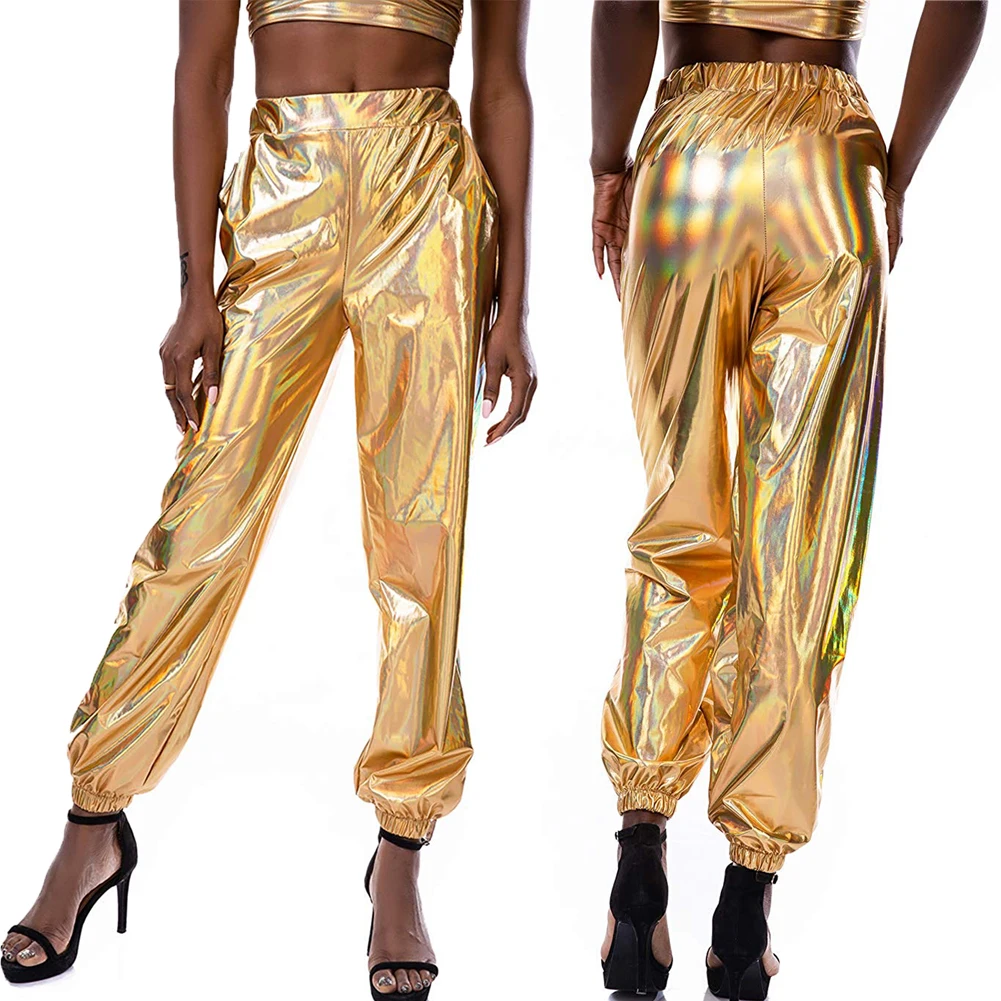 holographic cargo pants