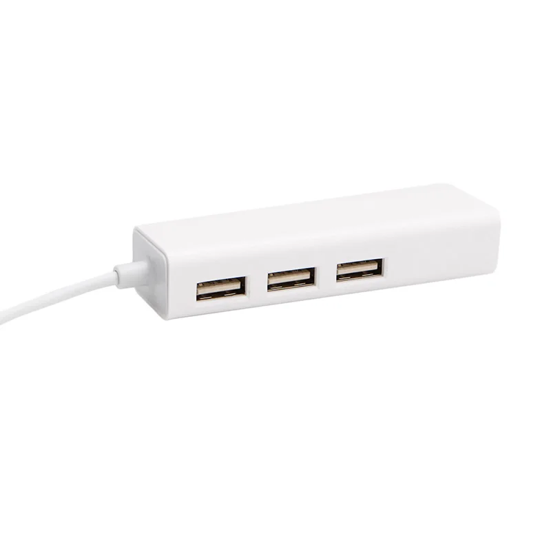 MacBook USB3.1 USB-C type-C к RJ45 Ethernet LAN адаптер с 3 портами usb-хаб
