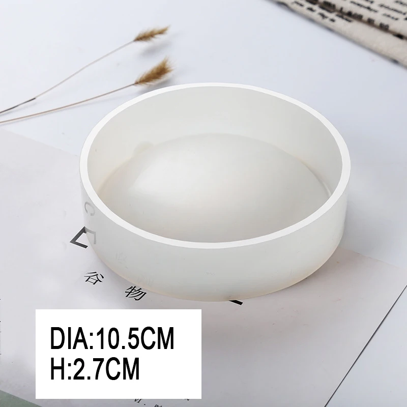 2019 Новая прозрачная силиконовая круглая квадратная форма пепельницы DIY из