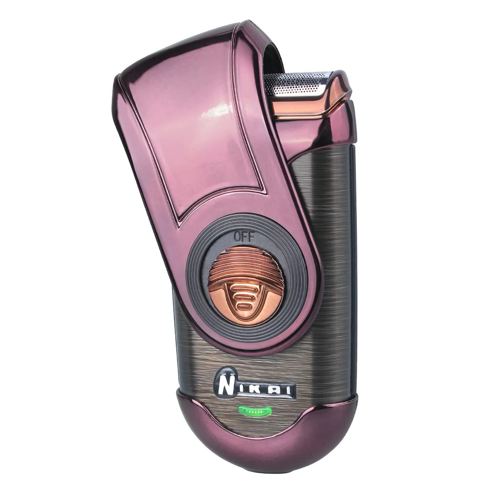 

60 Minutes Using Men Portable Electric Shaver Reciprocating Rechargeable Razor Replaceable Floating Single Blade Shaving