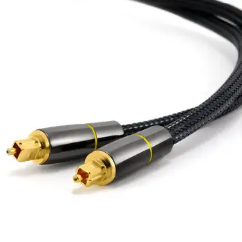 

HIFI 5.1 Digital SPDIF Fiber Toslink Optical Audio Cable 1m 2m 8m 10m for TV box PS4 Speaker Wire Soundbar Amplifier Subwoofer