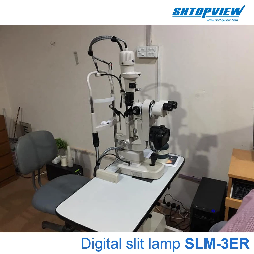

SLM-3ER 5 Magnifications Digital Slit Lamp Microscope price do not including camera and table