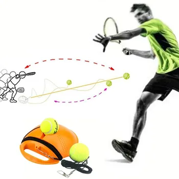 

String Tennis Trainer Self-study Rebound Ball Tennis With Baseboard Exercise Tennis Practice Trainer Baseboard Sparring Device