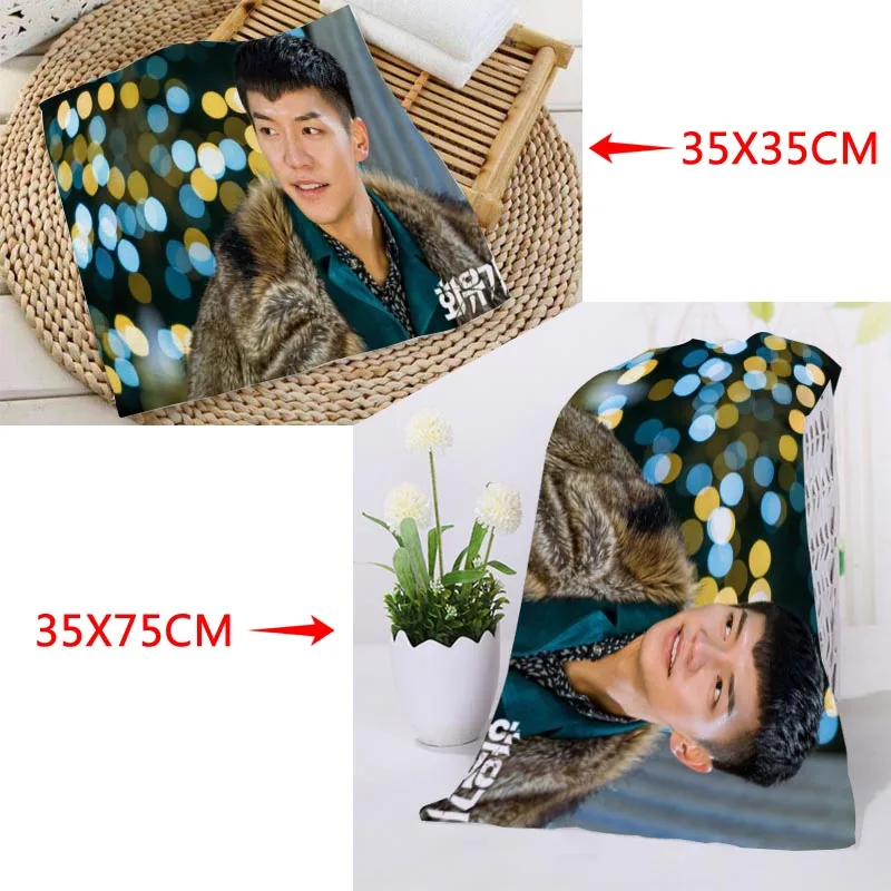 На заказ KPOP Lee Seung Gi печатное квадратное полотенце s микрофибра абсорбирующее быстросохнущее полотенце хлопок Дети Beathroom мочалка платок - Цвет: 19