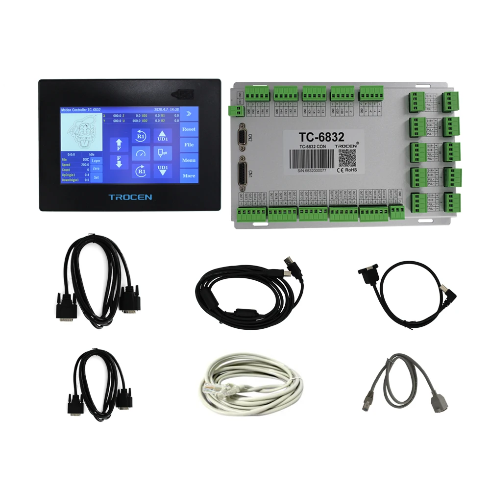 Trocen TC 6832 контроллер с 7 дюймовым TFT ЖК-дисплей сенсорный Экран для цифровой