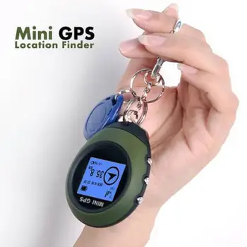 

BEESCLOVER Mini Travel Locator GPS Navigation Receiver Positioner Outdoor Tracker USB Rechargeable Handheld Location Finder