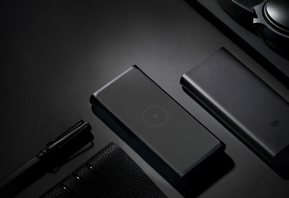 Xiaomi Mi 10000 мАч Qi беспроводной внешний аккумулятор PLM11ZM Quick Charge Powerbank для iPhone X XR XS MAX 8