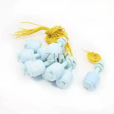 

10Pcs 52mm Light Blue Water Level Sensor Plastic PP Float Switch ZP5210
