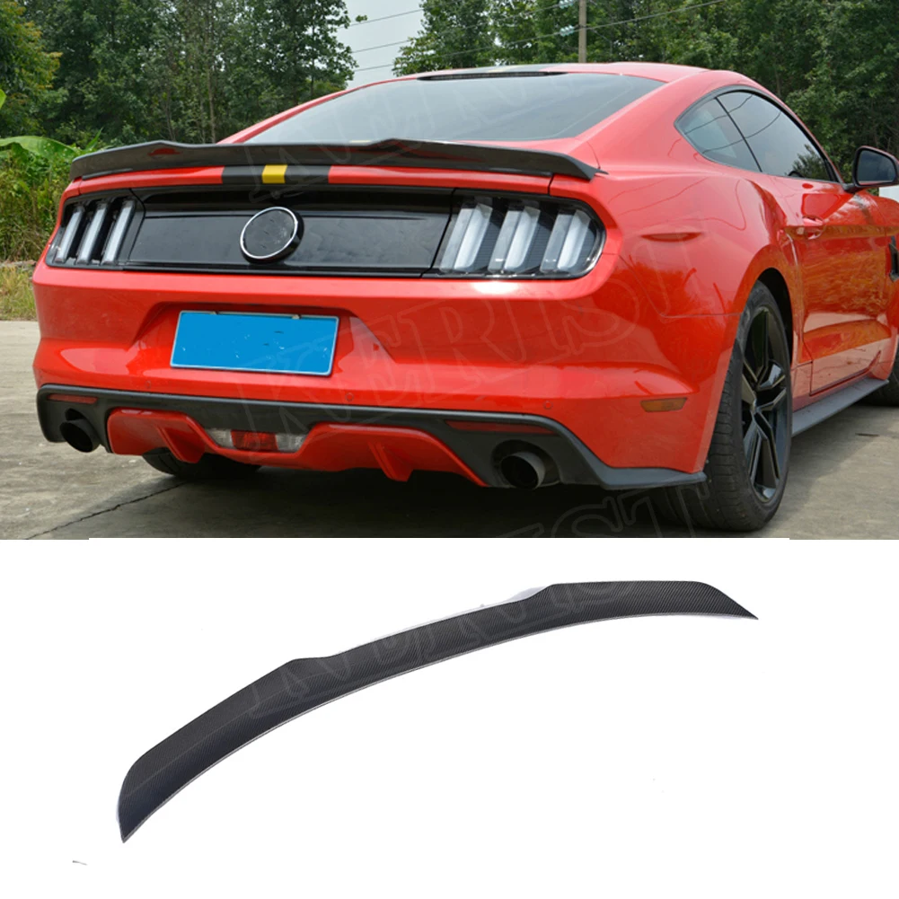 УГЛЕРОДНЫЙ спойлер Mustang для заднего крыла Ford GT Coupe 2015 2016 2017 2018 задний багажника |