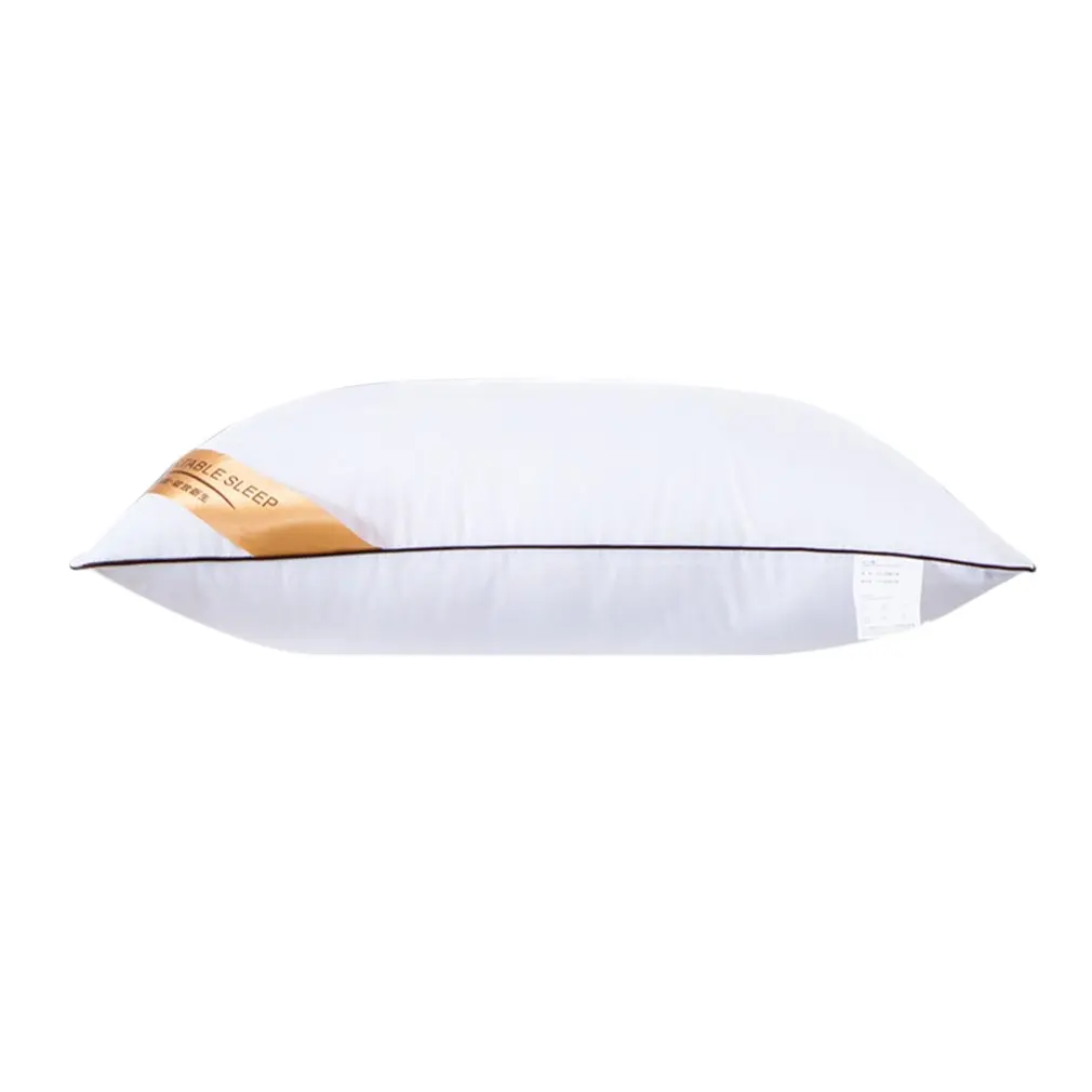 

1PC Soft Bedding Outlet Down Alternative Filling Pillow Bedding Pillow Fabric Cotton Washable Soft Warm Neck Heath Drop Shipping
