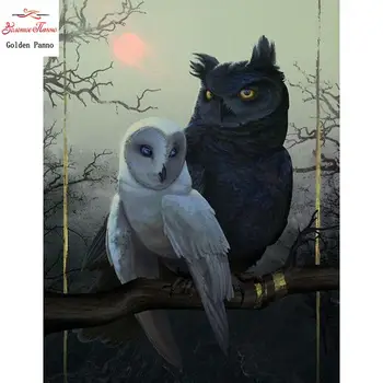 

Diamante Pintura Animal Coruja Strass Padro Ponto Cruz Padro Diamante Quadrado Bordado Mosaico
