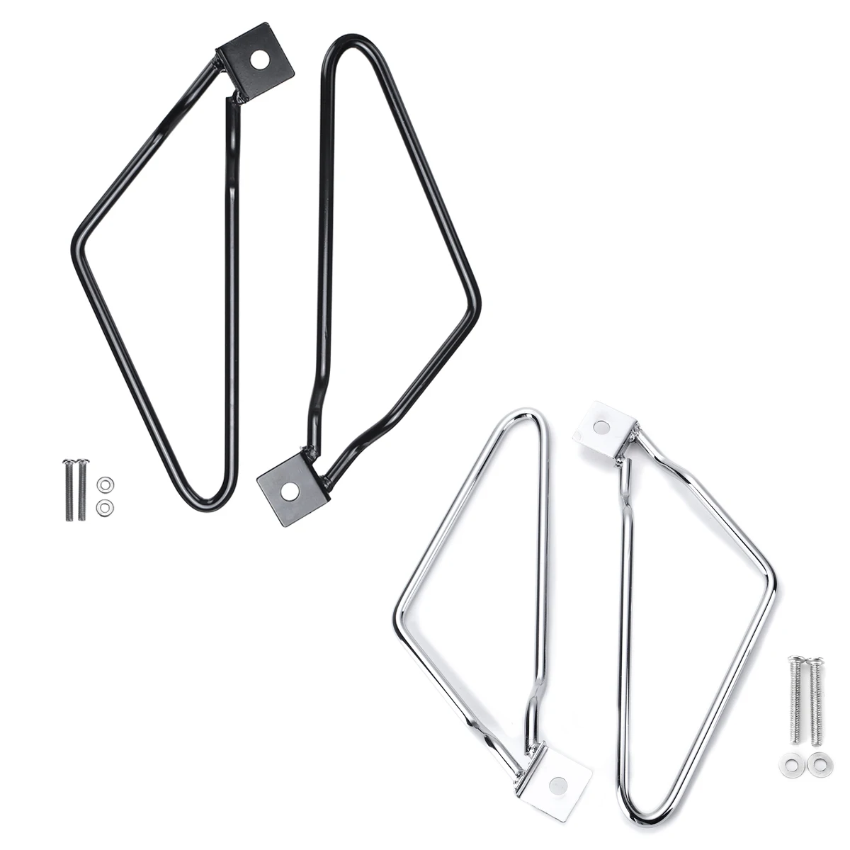 

Universal Motorcycle Black Saddle Bag Support Bars Mount Bracket Support for XL883 XL200 48 72 750 Holder Motorcycle Accessories