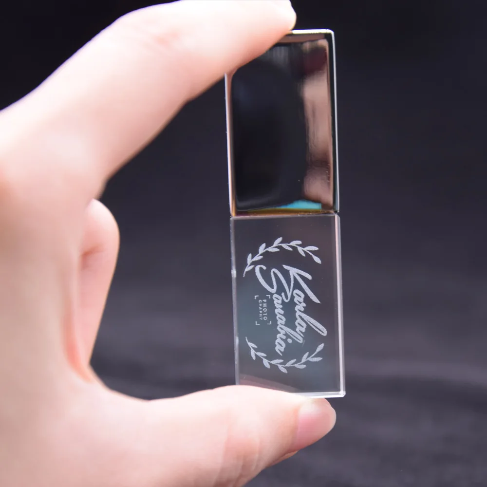Серебристый металл+ Кристалл Usb 2,0 флеш-накопитель диск памяти 4 Гб 64 ГБ 8 ГБ 16 ГБ 32 ГБ высокоскоростной флеш-накопитель логотип на заказ свадебные подарки