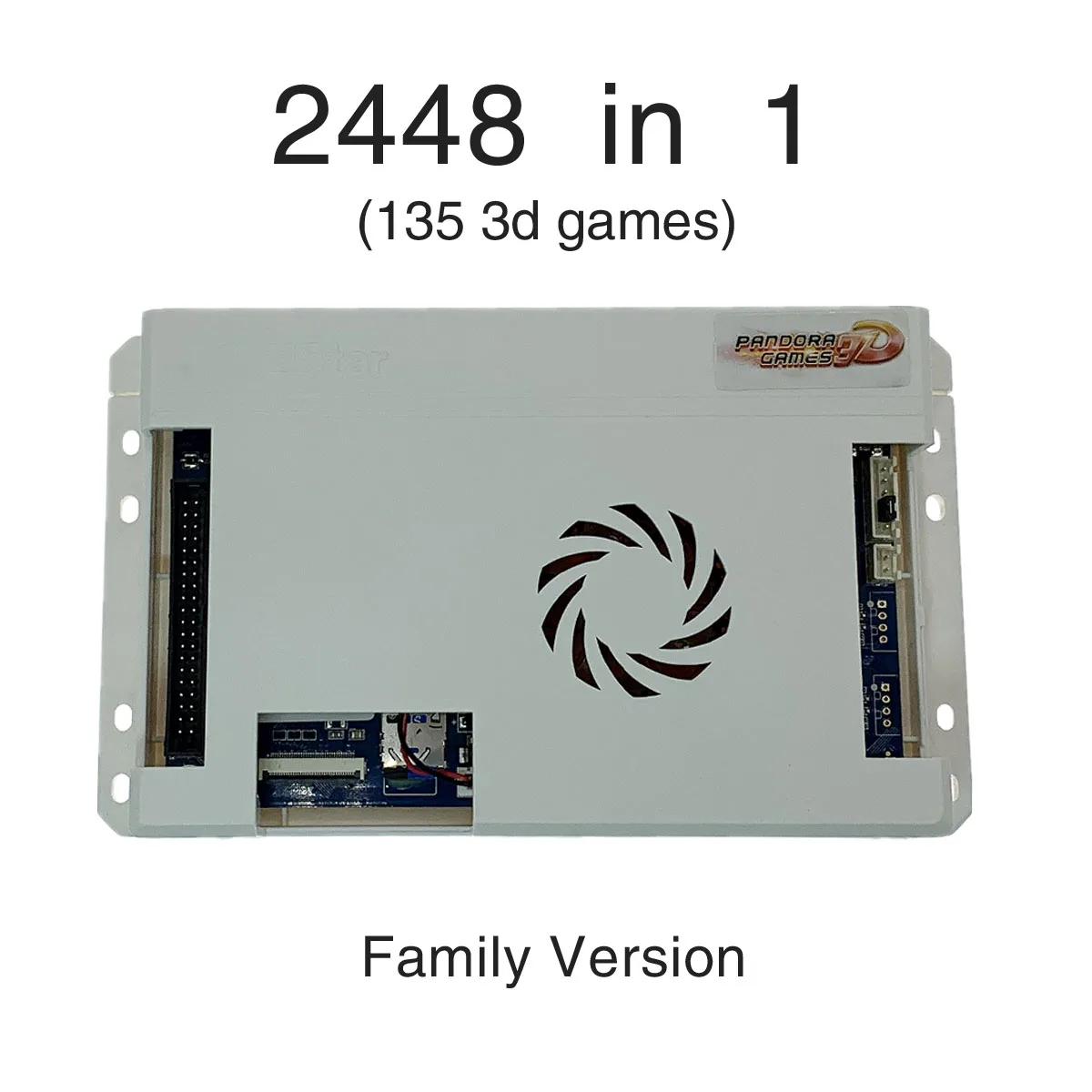 

2448 in 1 3D Pandora Saga Game Box Family-Version Arcade Cabinet HD video Jamma HDMI VGA Console Gamepad Motherboard FBA MAME PS