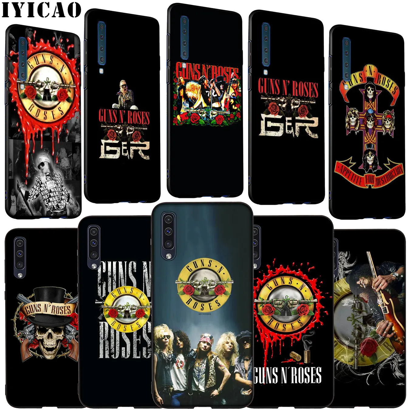 Мягкий силиконовый чехол для телефона guns n roses Guns N' Roses Samsung Galaxy A70 A60 A50 A40 A30 A20 A10 M10
