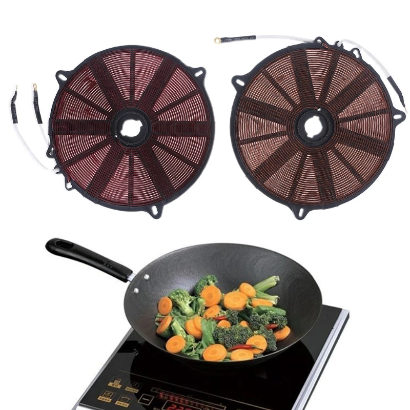 Induction Cooker Coil Cooking Component Heating 2000W 220V Universal Panel Copper Plated Coils Safe Professional Kitchen Part