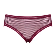 Полноячеистая сеть шорты для йоги женское нижнее белье с низкой талией сексуальные женские удобные бесшовные трусики в форме треугольника фитнес спортивные трусы