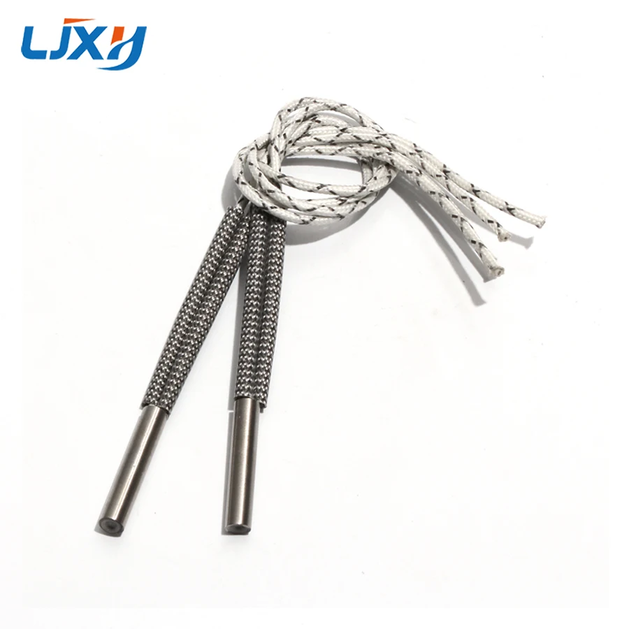 Ljxh Peças mm 30 55 55 mm Tubo de Aquecimento Elétrico Cilíndrico de Baixa Pressão 316sus Tubular Aquecedor de Extremidade Única 12v 24v 25w 40w 45w