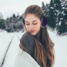 Лоскутные ветрозащитные зимние наушники, светоотражающие Наушники унисекс, складные Зимние теплые наушники, Плюшевые Головные уборы, orejeras para mujer