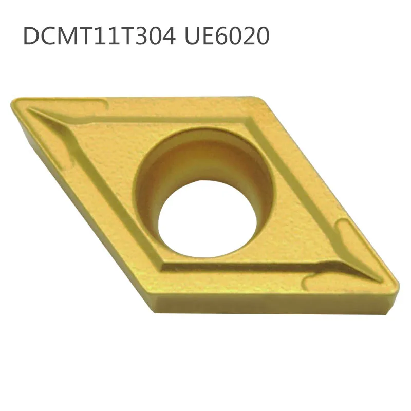 

10 pieces DCMT070204 UE6020 Turning tool with built-in carbide blade