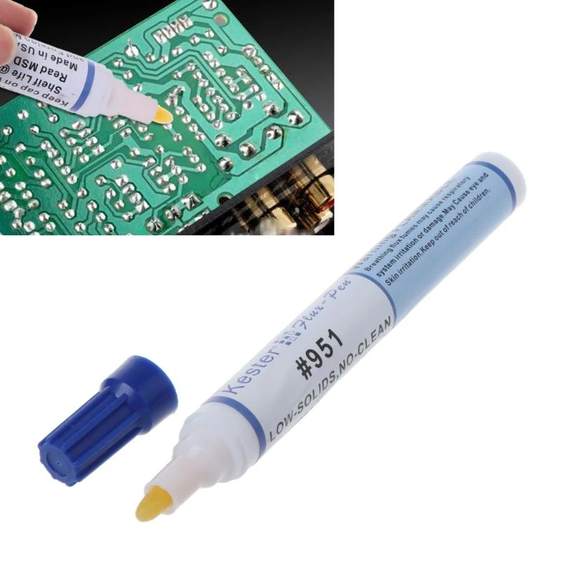 951 10ml Soldering Rosin Flux Pen Low-Solid Non-clean DIY Kester Solder Power torch hose