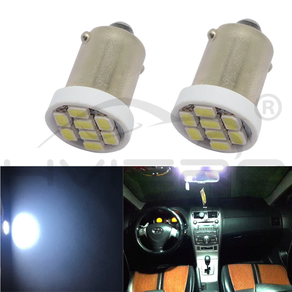 T11 Ba9s авто Led 1206 8smd белые лампы для чтения T4w гирлянда купол дверной светильник