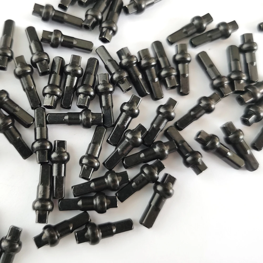 Bike Nipples 14.4mm 16mm 18mm 14G 2.0 Spoke 3.2mm Double Square Head Aluminum