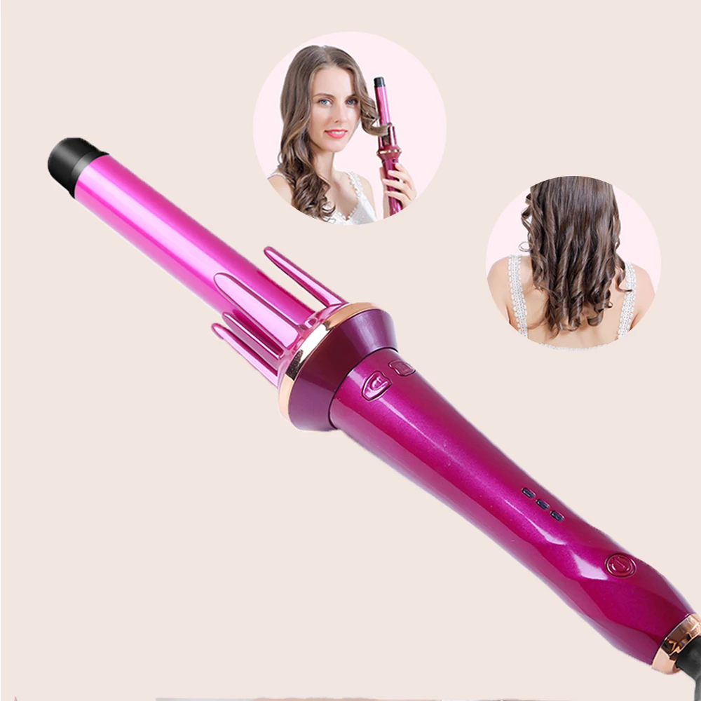 Description Picture 3 of itemAuto Rotary Hair Curler Tourmaline Ceramic Wavy Curl Magic 360 Automatic Curling Wand Irons Fast Heating Hair Styler
